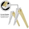 DOCOSS- Pack Of 2-Quality Gold Nail Clippers Antique Nail Cutter