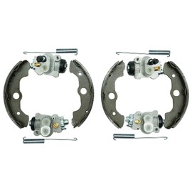 M MATI Front Brake Wheel Cylinders Left&Right All Four with Shoes for Honda TRX400 FW Fourtrax Foreman 1999-2003 TRX450 Fourtrax Foreman 1998-2004