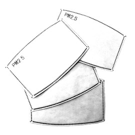 Replaceable Filters for Your Anti Dust Mask ECO-GEAR Particulate Respirator | Unisex Pollution Face Mask for Dust, Air, Exhaust Gas, Smoke, Smog and Pollen