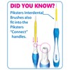Piksters Interdental Brush-10 Brushes Per Pack x 10 Pack (100pcs)