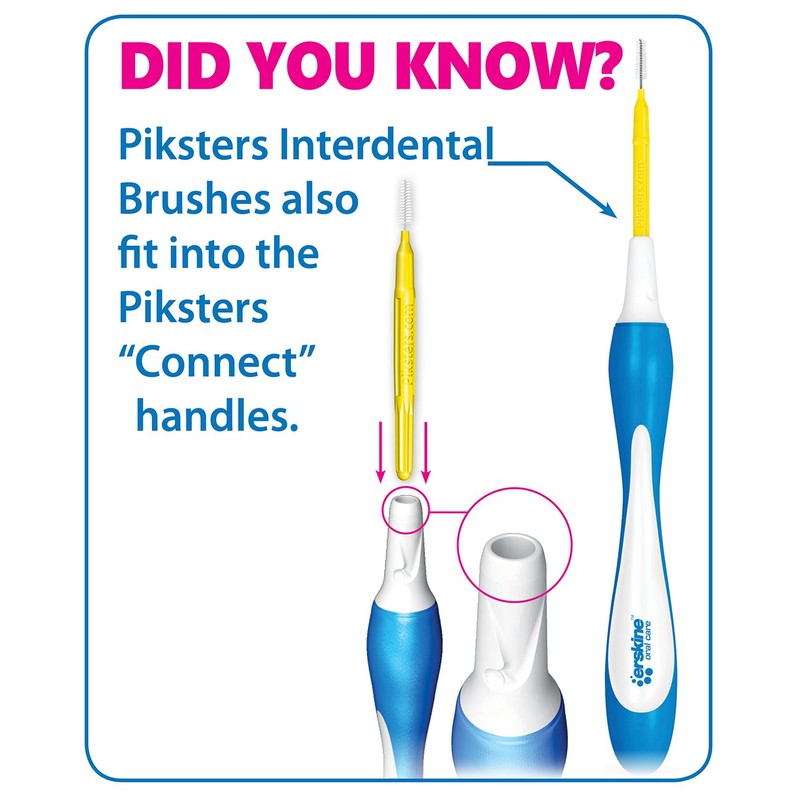Piksters Interdental Brush-10 Brushes Per Pack x 10 Pack (100pcs)