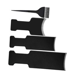 TOVINANNA 4pcs Hair Highlighting Boards Tinting Tools for Hair Coloring Dying Lightweight Portable Hairdressing Kit for Salon and Home Use