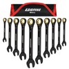 Egofine Ratcheting Wrench Set 10 Piece, Metric Wrench Set, CR-V