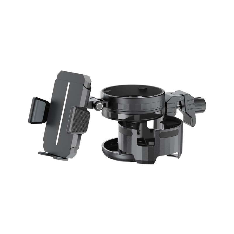 WalkFeel 3-in-1 Universal Wheelchair Cup Holder for Walker, 360° Rotating