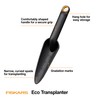 Fiskars Eco Transplanter with Narrow Curved Spade, Depth Markings, Ergonomic