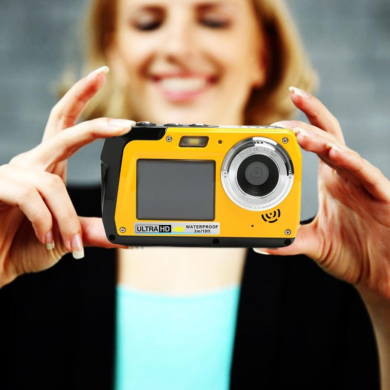 56Million Pixel Dual Screen Digital Camera Waterproof Camera with HD