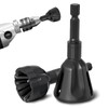 Thatyro 2 Pack Black Zinc Alloy Deburring External Chamfer Tool,