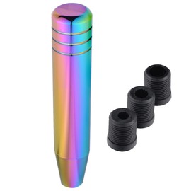 Padaodao Aluminum Alloy Shift Knob Long Handle Gear Lever Stick Shifter for Most Manual Automatic Car Truck SUV Vehicle, Multicolored