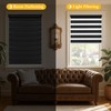 CLAIREHAN Zebra Blinds Blackout & Light Filtering Light Control Window