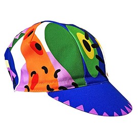 Cinelli TARSILA SCHUBERT 'MAKE PEACE WITH YOUR FEARS' Cap, Green/Blue, One Size Fits Most