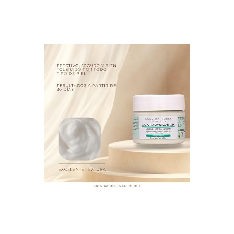 Lacto Renew Cream Mask Exfoliante Despigmentante