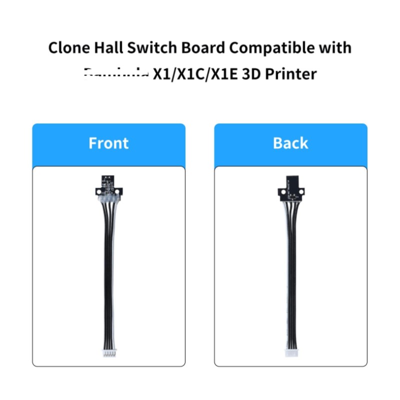 BCZAMD 3D Printer Accessories X1 X1C X1E Compatible Hall Switch