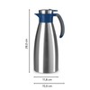 Emsa Soft Grip Insulated Jug, 1.5 Litres, Stainless Steel, 12