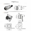HangTon WS28 16 Pin Aviation Circular Power Connector 10A Male