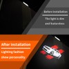 2 PCS Non-Fading LED Door Logo Lights Projector Compatible for
