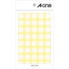 エーワン(A-one) カラーラベル 白 丸型 15mmφ 14シート(560片) 07030