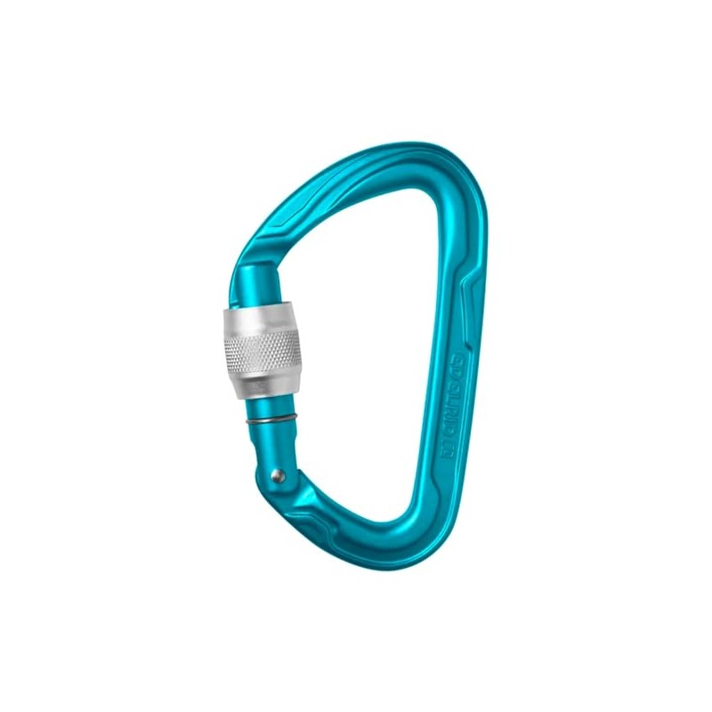 Edelrid Pure Screw 3 (Color: Ice Mint) Mountaineering Climbing Carabiner