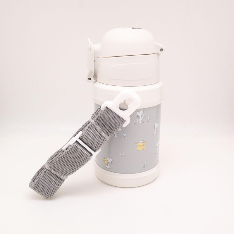 PEANUTS SBR 450S Stainless Steel Bottle with Straw