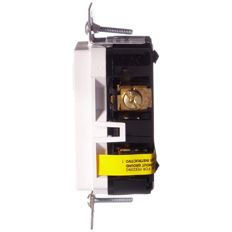 Leviton 20A-125V Extra-Heavy Duty Industrial Grade Pilot Light Tamper-Resistant Self-Test