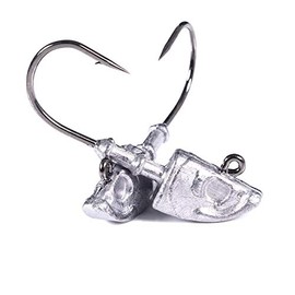 10Pcs Jig Heads Saltwater for Fishing Swimbait Saltwater Jig Heads Lures for Bass (3/8oz Jig Heads (10Pack))