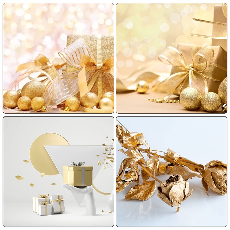 24K Papel de Oro-100 Páginas, Hoja de Oro Arte Diseño