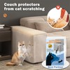 Cat Scratch Furniture Protector 12 Pack Cat Anti-Scratch Deterrent Tapes,