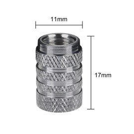- Grey Barrel Dust Caps | Set Of 4 | Fit Onto Any Car, Push Bike Or Motorbike Valves | 10 Available