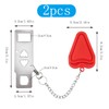 Travel Door Security Locks 2 PCS Portable Door Lock with