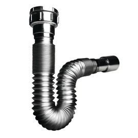 Wirquin 30722044 - Sifone per lavello allungabile diametro: 40-50 mm, cromato