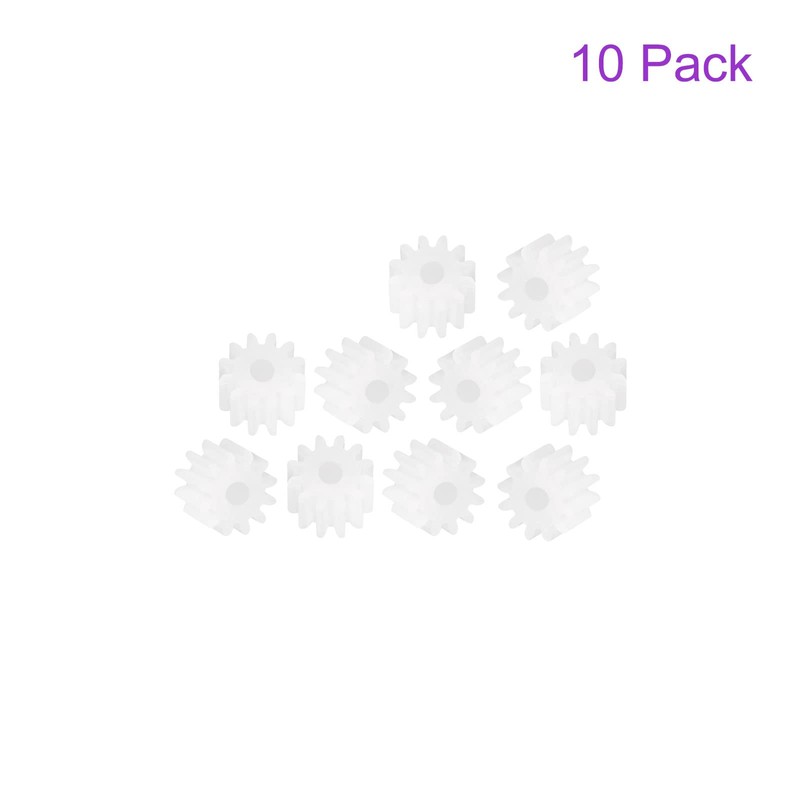 DMiotech 10pcs 12 Teeth Plastic Gear Model 122A Reducer Plastic