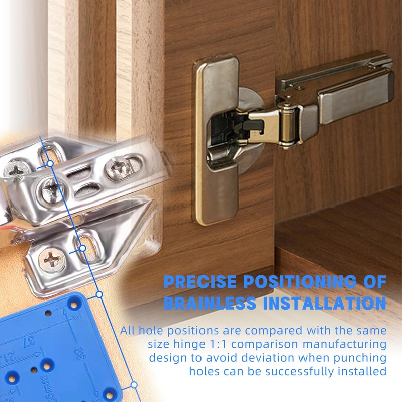 Drilling template blue hole row template pot hinge template, pot