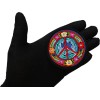 Ivamis Hippie Daisies Peace Patch Embroidered - 3x3 inch -
