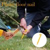 YGCQFH 24pcs Plastic Tent Pegs Durable Spike，Heavy Duty Plastic Tent