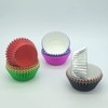 Huaswan 10 Bright Colors Foil Cupcake Liners Standard Paper Baking