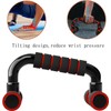Push Up Bars for Men & Women (Red)