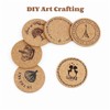 Round Hot Pan Coasters, Cork Coasters for Drinks, Coffee, Tea,