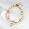 COLORFUL BLING Boho Puka Shell Starfish Seashell Choker Necklace for