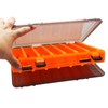 TOPIND Double Sided Fishing Lures Box Transparent Visible Plastic Fishing