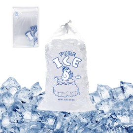 Ice Cube Bags, 10 Pack Reusable Ice Bags for Freezer, 8lb Capacity Drawstring Cube Bags for freezer, Picnics, Outdoor Activities, 28 * 45cm making it a must-have item for any celebration