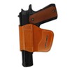 New Barsony Saddle Tan Leather Yaqui Style OWB Holster for