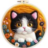 Needle Felting Kit for Beginner – Cat Needle Wool Felting