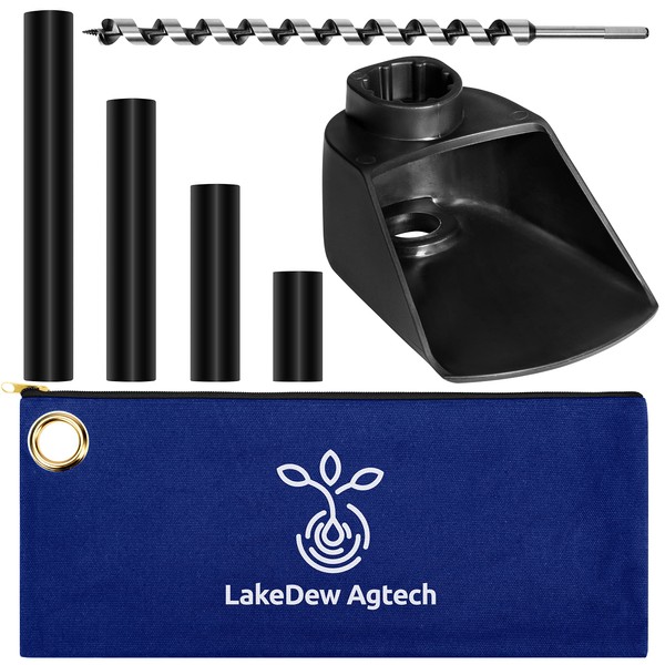 Lakedew Soil Sampler Drill Set No Sweat No Clean up