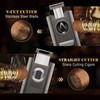 XIFEI 6-in-1 Cigar Lighter, Desktop Torch Lighter with Straight Cut