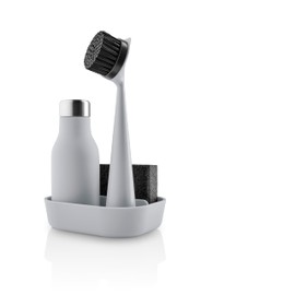 EVA SOLO | Dishwashing Set | Soap Dish, Liquid Soap Dispenser, Brush & Sponge | Washing Accessories | Danish Design & Functionality