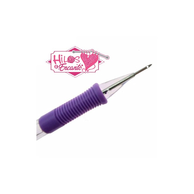 Aguja Mágica para Bordar Punch Needle, Pluma Fija Set.
