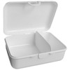 CreaDesign, Children's Lunch Box, Lunch Box, White with Compartments, Ideal