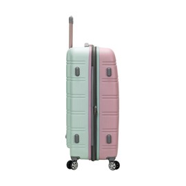 Rockland Melbourne Hardside Exandable Spinner Wheel Luggage, Mint, 2-Piece Set (20/28)