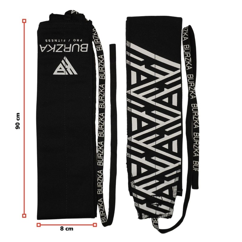 BURZKA Par Muñequeras Crossfit Tela Profesional Wrist Wraps Crosstraining Calistenia