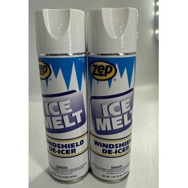 Zep PACK OF 2 Zep Ice Melt Aerosol De-Icer for Windshields and Windows - 20 Oz.