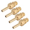 4 PCS Water Fountain Nozzles Pure Copper Large Hexagonal Direct